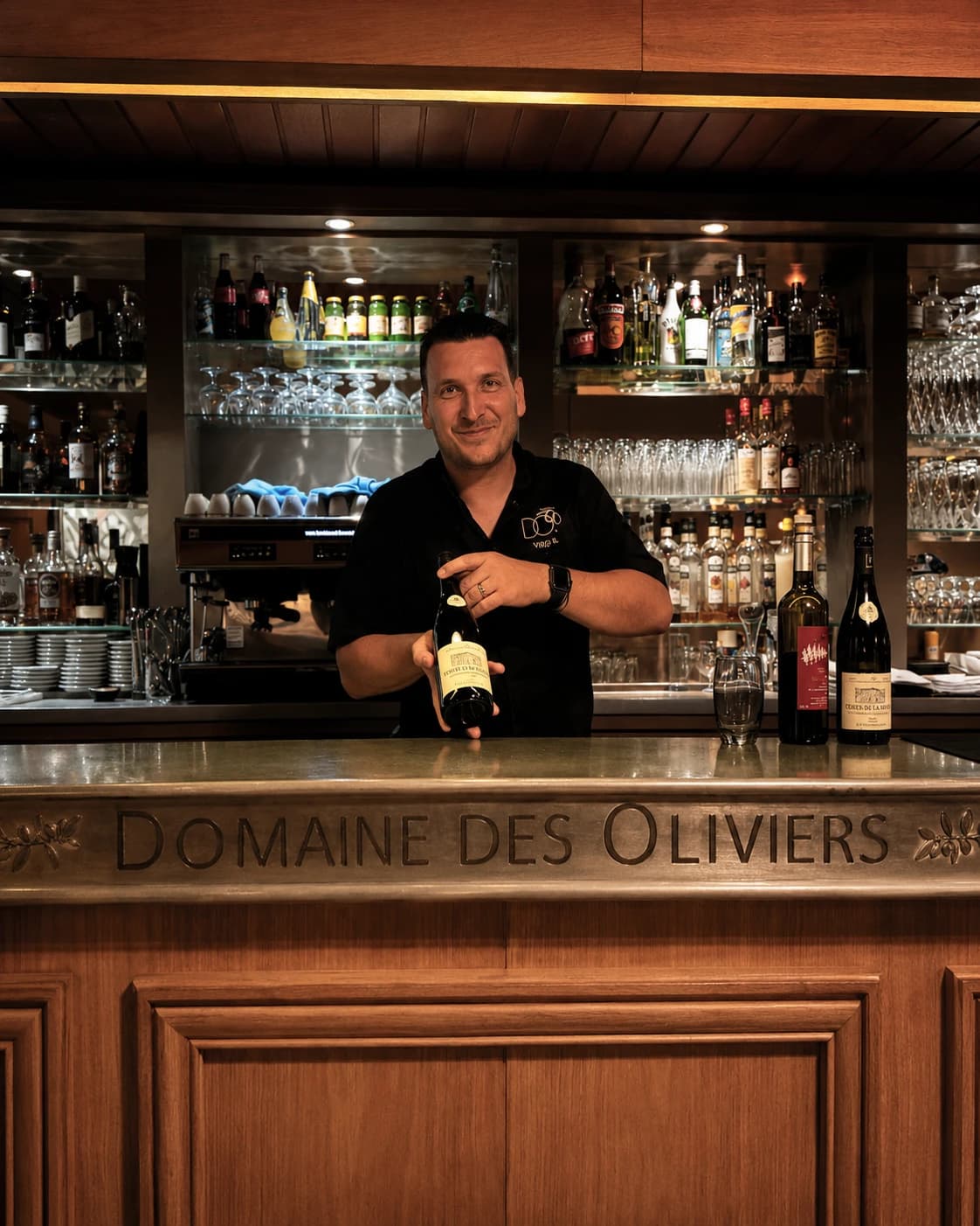 Virgil, fondateur de Restomatik, dans un restaurant